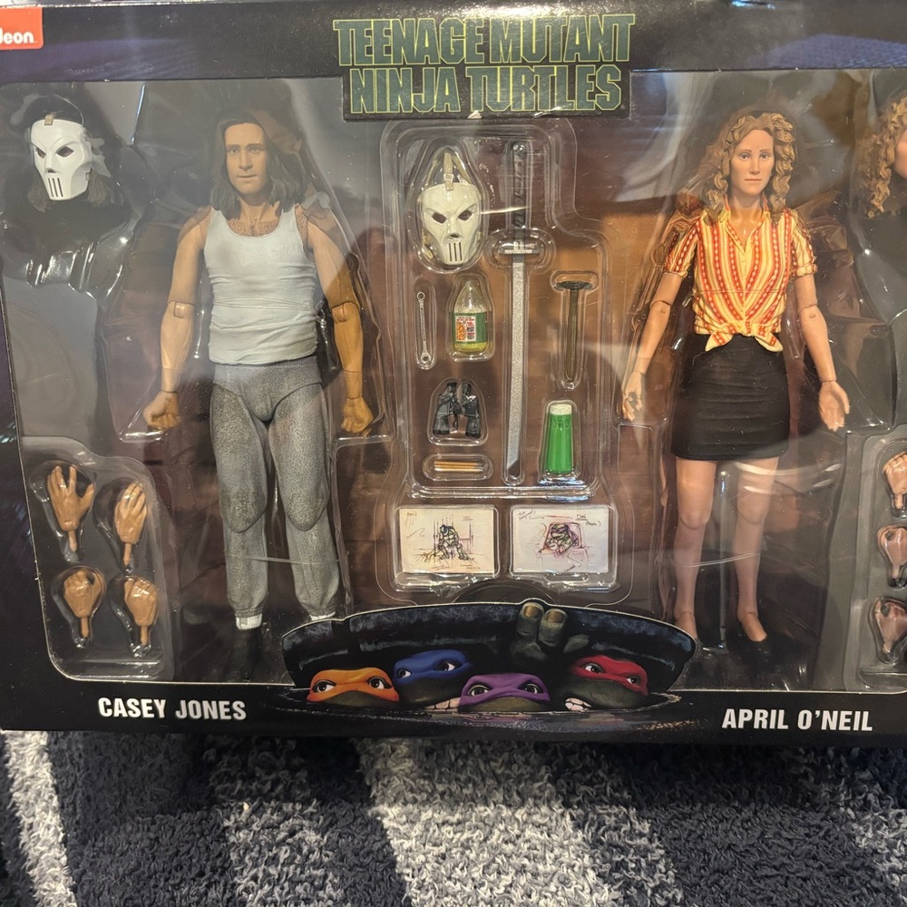 Teenage Mutant Ninja Turtles Casey Jones & April O'Neil Action Figure Set